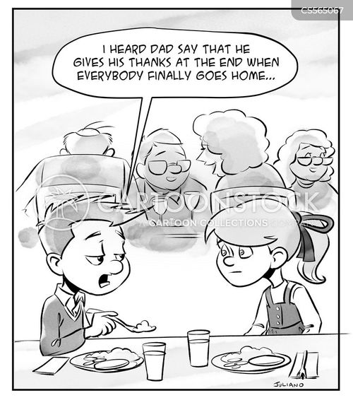 Thanksgiving Guest Cartoons and Comics - funny pictures from CartoonStock