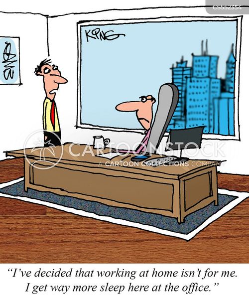 Telecommuting Life Cartoons and Comics - funny pictures from CartoonStock