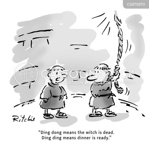 Ding Dong The Witch Is Dead Cartoons and Comics - funny pictures from  CartoonStock