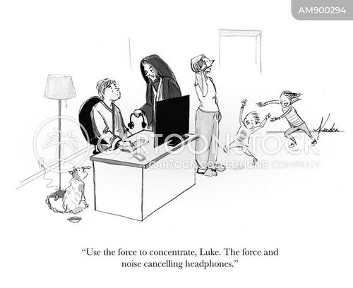 Noise Cancelling Headphones Cartoons and Comics funny pictures