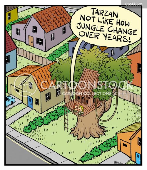 Neighbourhood Changes Cartoons and Comics - funny pictures from CartoonStock