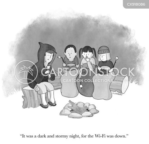 Collapsed Network Cartoon Broken Internet Connections Cartoons and Comics - funny pictures from ...