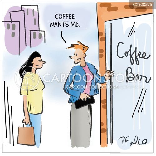 Iced Coffee Cartoons and Comics - funny pictures from CartoonStock