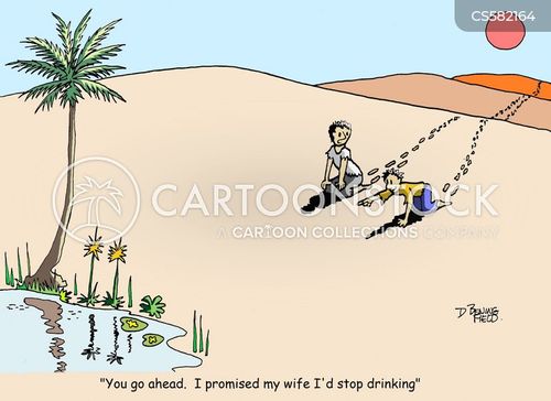 Lost In A Desert Cartoons And Comics Funny Pictures From Cartoonstock