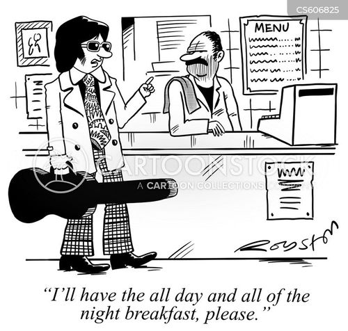 Breakfast Diner Cartoons and Comics - funny pictures from CartoonStock