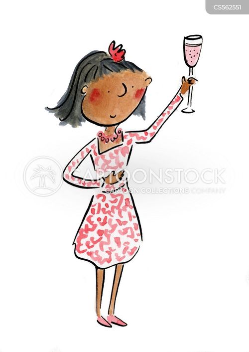 Pink Wine Cartoons and Comics - funny pictures from CartoonStock
