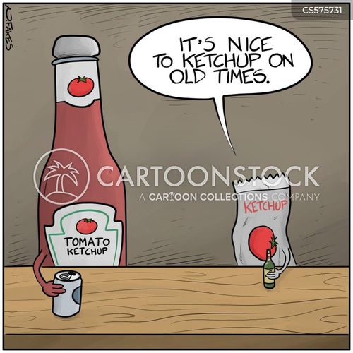 Ketchup Bottle Cartoons and Comics - funny pictures from CartoonStock