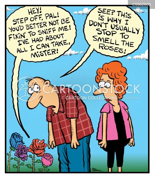 Stop To Smell The Roses Cartoons and Comics funny pictures from