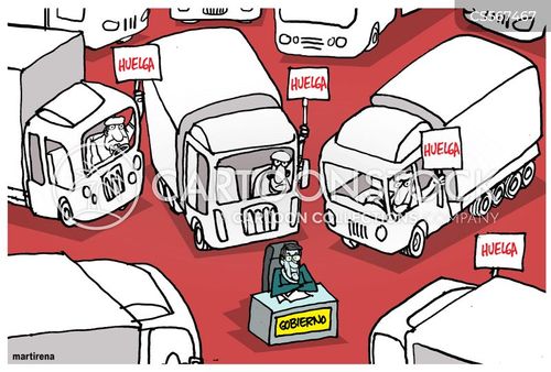 UPS Lieferwagen Cartoon