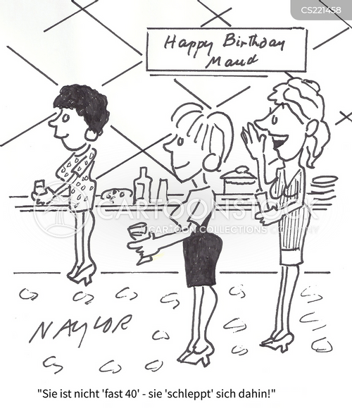 Cartoons und Karikaturen mit 65. Geburtstag