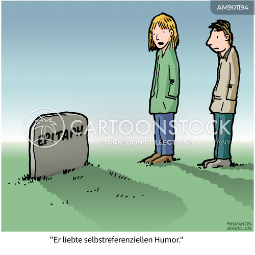 Cartoons und Karikaturen mit Selbstreferenzieller Humor