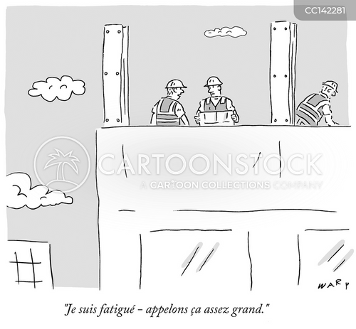 Dessins humoristique et caricaturés avec Chantiers De Construction