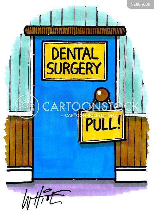 dental extraction cartoon