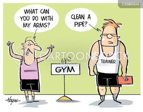 Gym Body Cartoons and Comics - funny pictures from CartoonStock