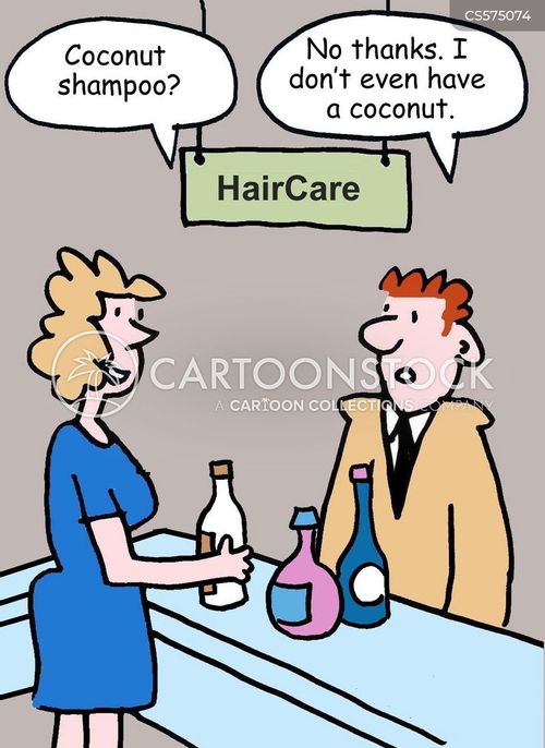 Coconut Shampoo Cartoons and Comics - funny pictures from CartoonStock