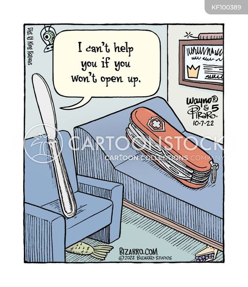 Butter Knives Cartoons and Comics - funny pictures from CartoonStock