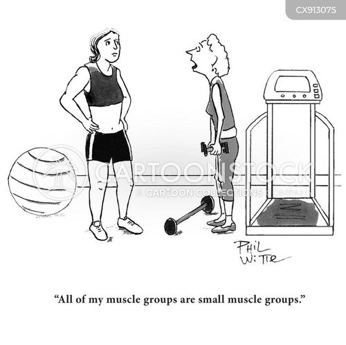 Muscular Fitness Cartoons and Comics - funny pictures from