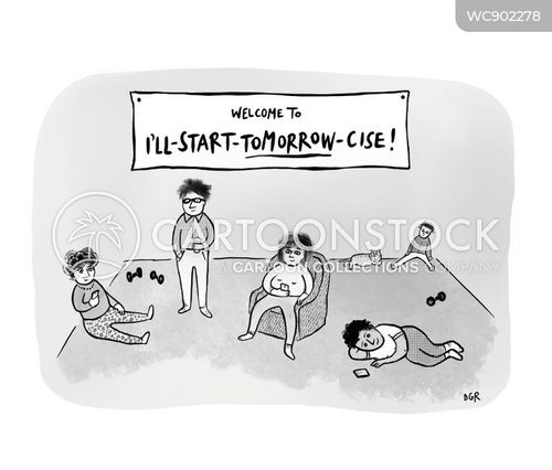 Exercise Lessons Cartoons and Comics - funny pictures from CartoonStock