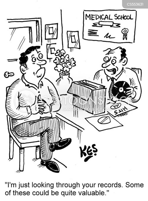 Record Collection Cartoons and Comics funny pictures from CartoonStock