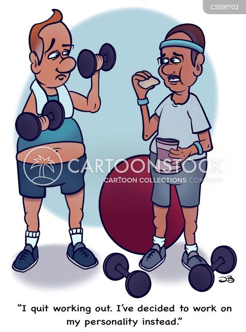 Pumping Iron Cartoons and Comics - funny pictures from CartoonStock