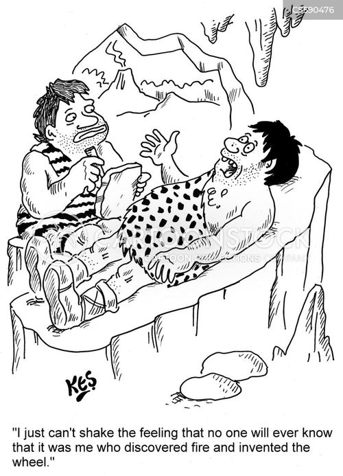 Invention Of Fire Cartoons and Comics - funny pictures from CartoonStock