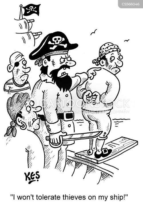 Pirates Ship Cartoons and Comics - funny pictures from CartoonStock