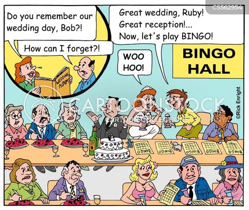 Bingo Addict Cartoons and Comics - funny pictures from CartoonStock