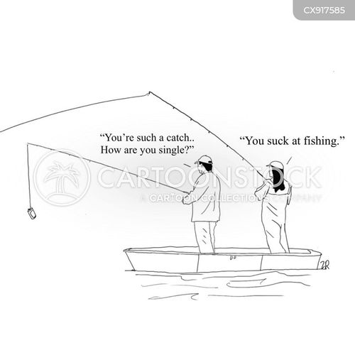 Angling Technique Cartoons and Comics - funny pictures from CartoonStock