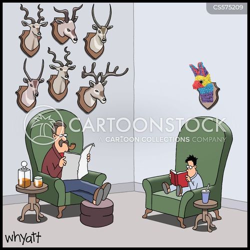 Hunter Cabin Cartoons and Comics - funny pictures from CartoonStock