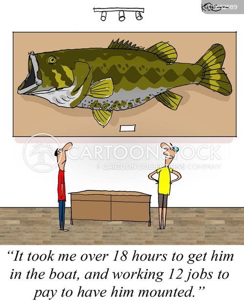 Mounted Fish Cartoons and Comics - funny pictures from CartoonStock
