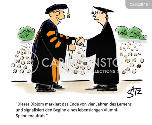 Cartoons und Karikaturen mit Absolvent 2024