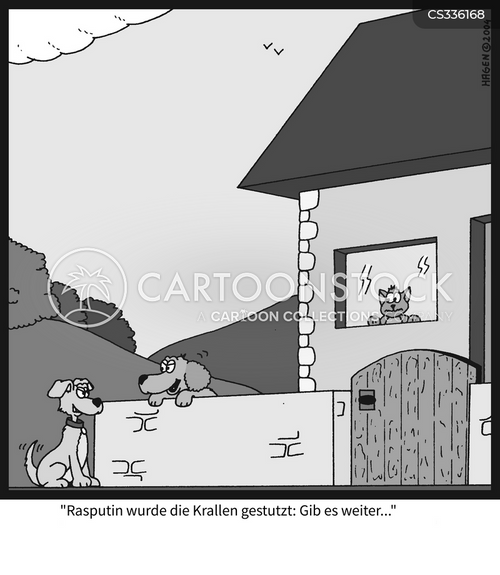 Cartoons und Karikaturen mit Rasputin