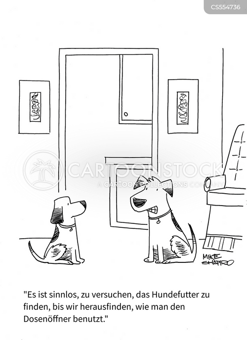 Cartoon Hun Cartoons und Karikaturen mit Hundesitting