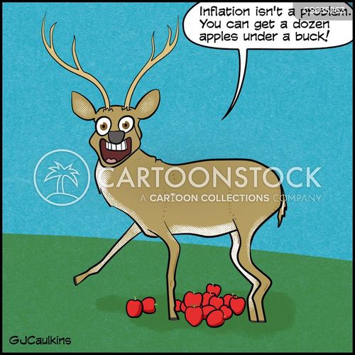 Buck Inflated Under A Buck Cartoons and Comics - funny pictures from CartoonStock