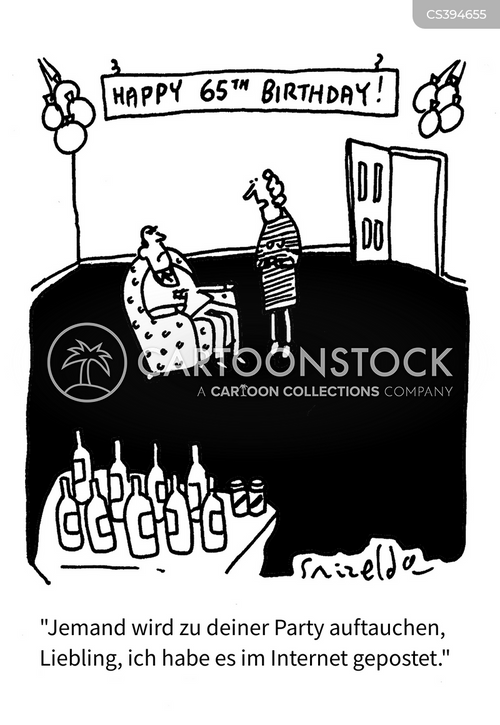 Cartoons und Karikaturen mit 65. Geburtstag