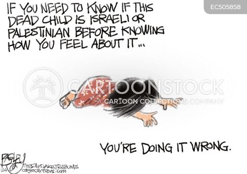 Innocent Palestinian Cartoons and Comics - funny pictures from CartoonStock