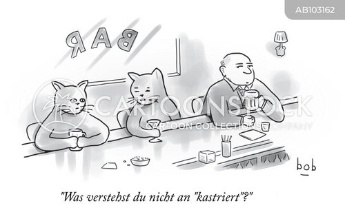 Cartoons und Karikaturen mit Kastration