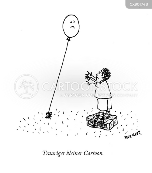 traurige Mutter Cartoon