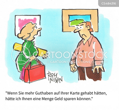 Cartoons und Karikaturen mit Credit-management