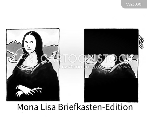 Cartoons und Karikaturen mit Mona Lisa
