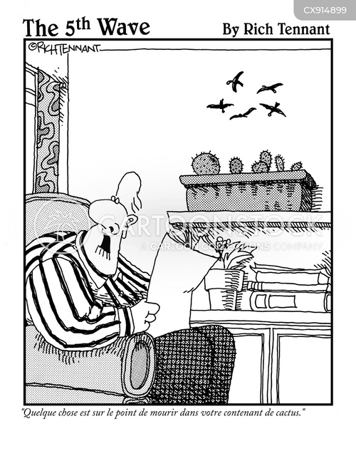 Dessins humoristique et caricaturés avec Terrariums