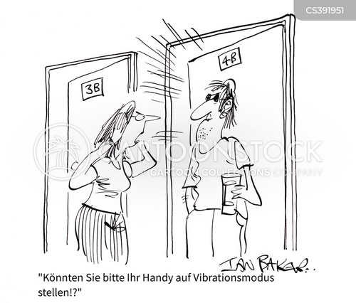 Cartoons und Karikaturen mit Vibration