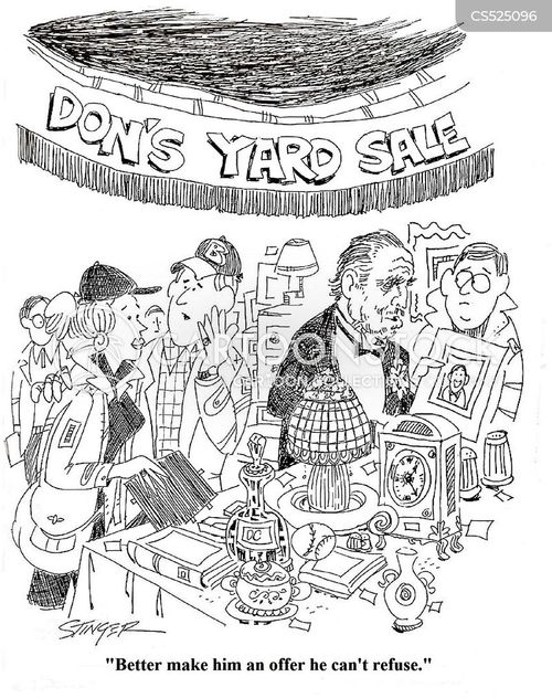 Yard Sale Cartoons and Comics funny pictures from CartoonStock