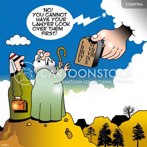 Divine Commandments Cartoons And Comics - Funny Pictures From Cartoonstock