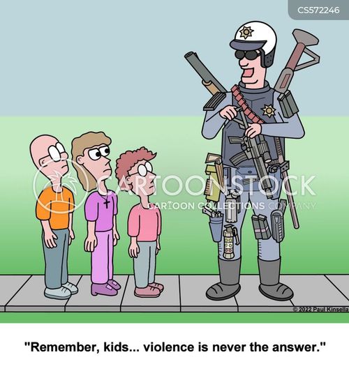 Armed Police Cartoons and Comics - funny pictures from CartoonStock