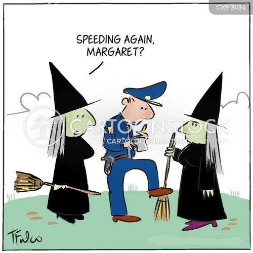 Speeding Fine Cartoons and Comics - funny pictures from CartoonStock