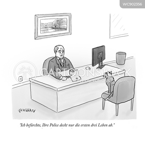 Cartoons und Karikaturen mit Versicherungsbetrug