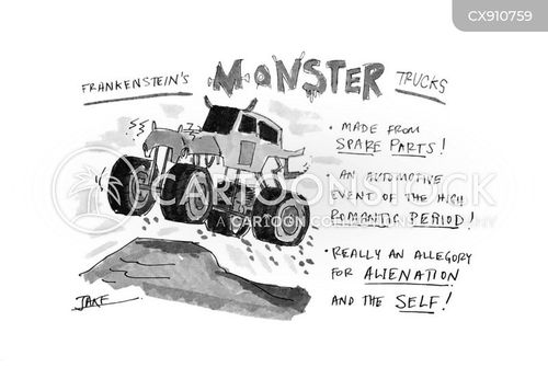 Monster Truck Cartoons and Comics - funny pictures from CartoonStock