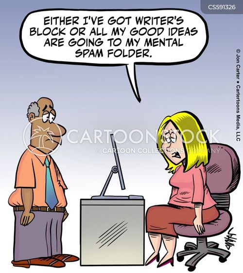 Spam Folder Cartoons and Comics - funny pictures from CartoonStock