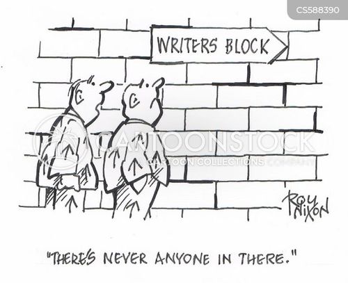 Writers' Block Cartoons and Comics - funny pictures from CartoonStock